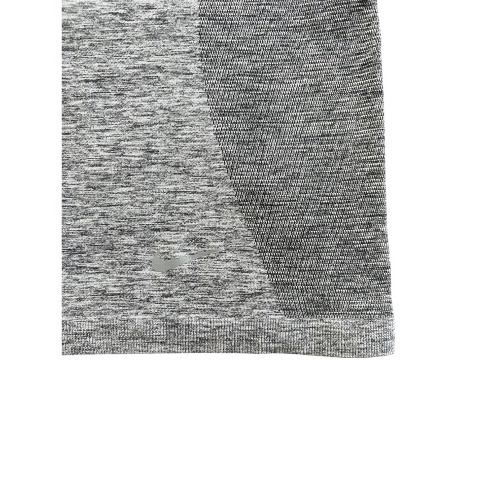 Nike Dri-FIT Knit Racerback Tank Top Womens Small Gray Heathered Training Run - Picture 4 of 4